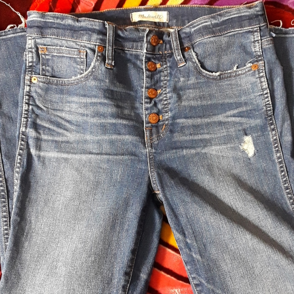 Madewell high-rise skinny jeans. Size 28